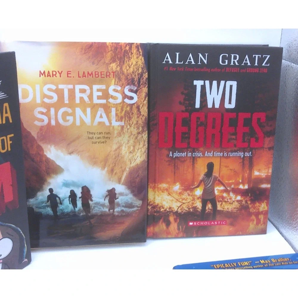 LOT OF 5 HARDBACK BOOKS FOR READERS FROM 4-8TH GRADE